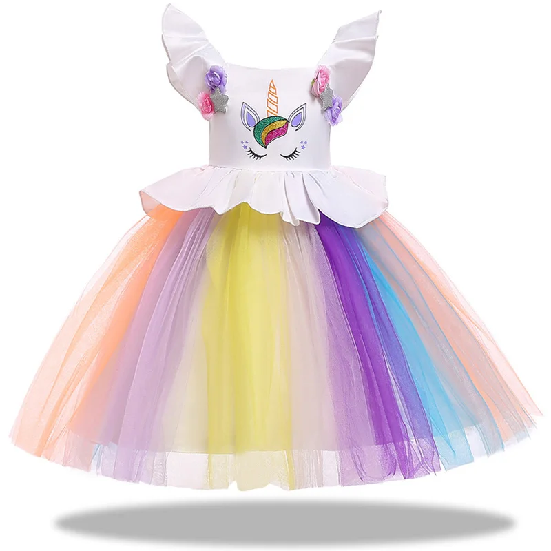 Colorful Unicorn Party Dress -Unicorn Fashion