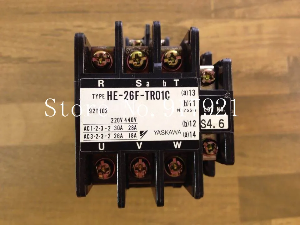 [ZOB] YASKAWA Япония Yaskawa HE-26F-TR01C контактор 220V28A 92T402 Оригинал рот -- 2 шт./партия |