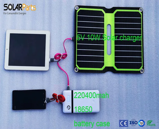 chargeur solaire 18650