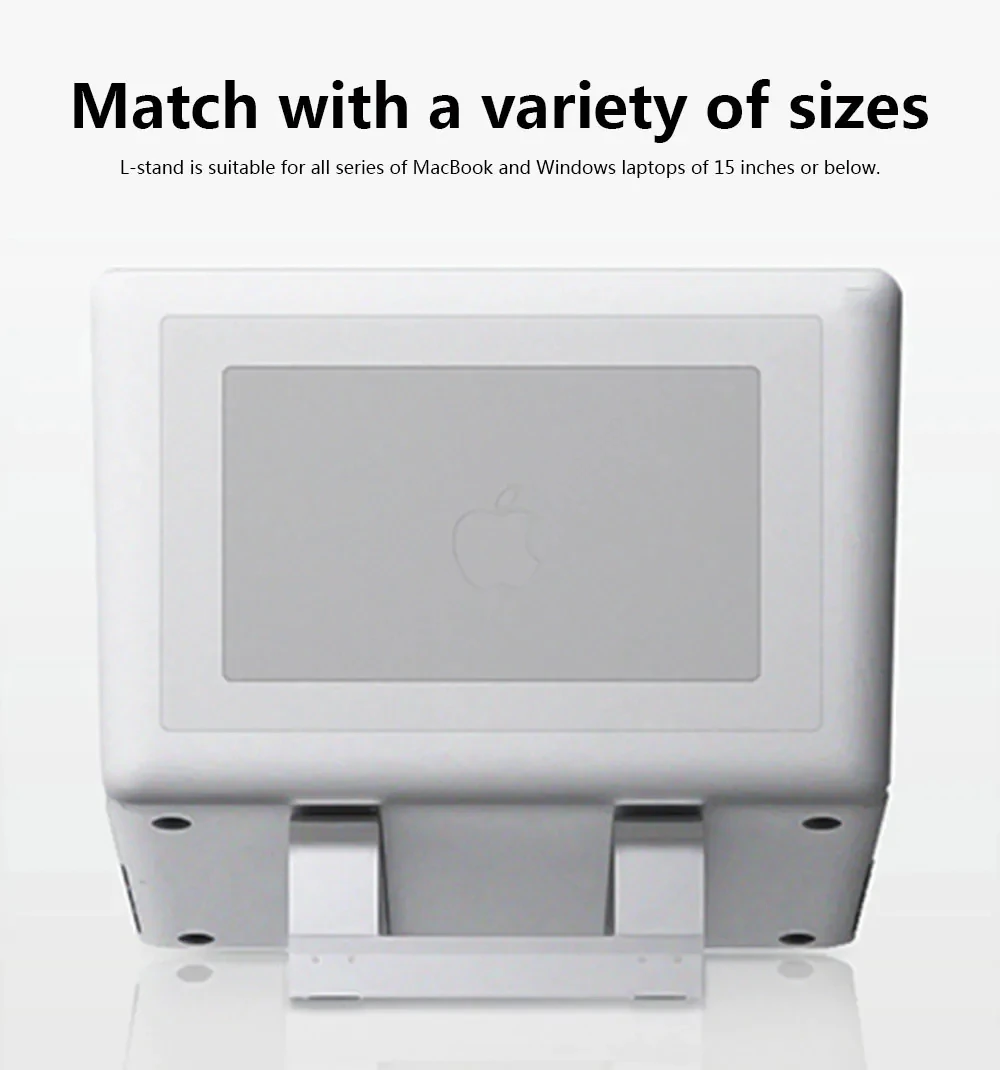 Xiaomi L-Stand high-speed cooling laptop stand Laptop holder support strong non-slip simple design For 12 inch 13 inch 15 inch (2)