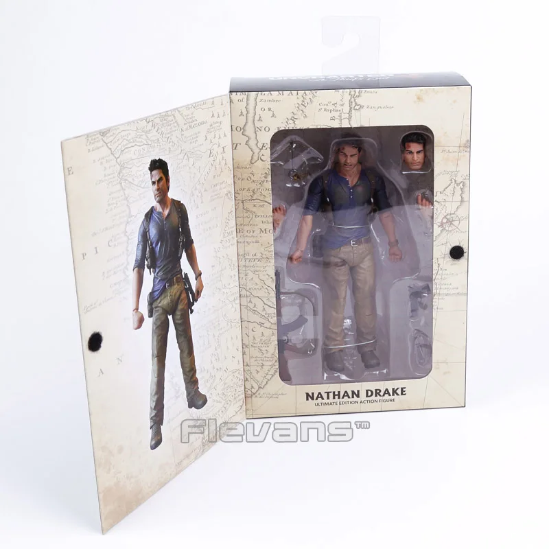 NECA Uncharted 4 конец вора Натан Дрейк Ultimate Edition ПВХ фигурка Коллекционная модель игрушки 18 см