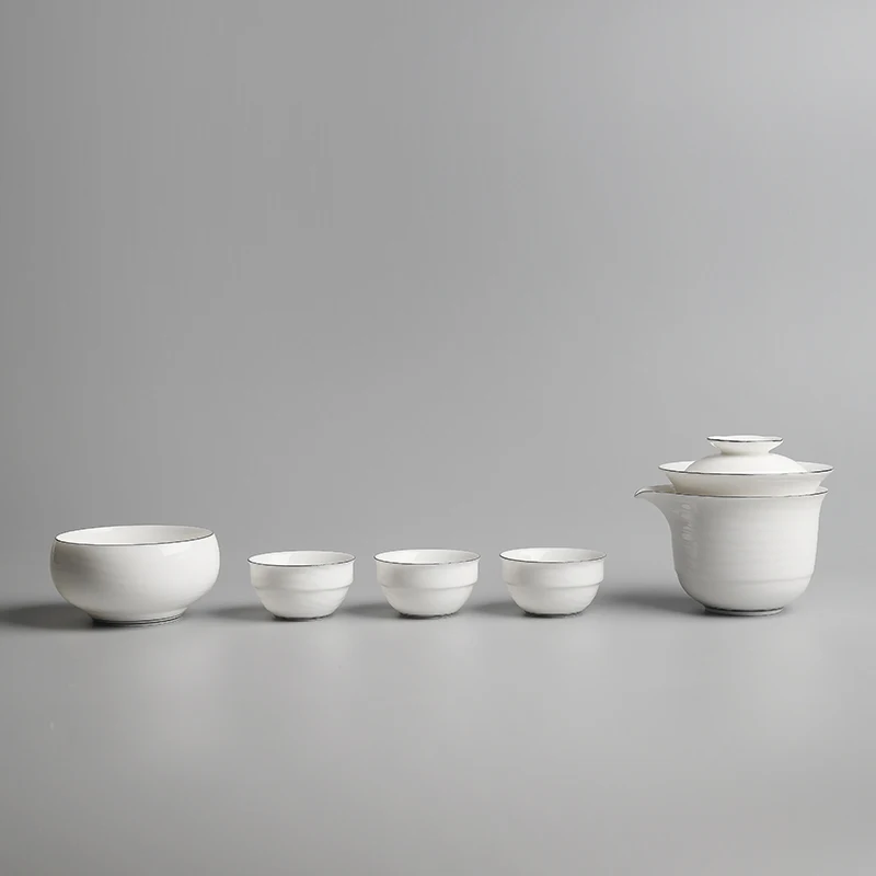  water ripple design portable tea set tea set Chinese Kung fu ceremony tea set tea set porcelana Chi