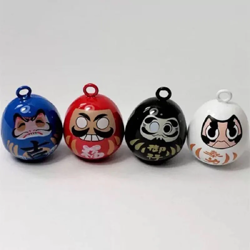 

Daruma Good Luck Close Jingle Bells Charm Necklace Pendant Accessories Jewelry Craft Findings