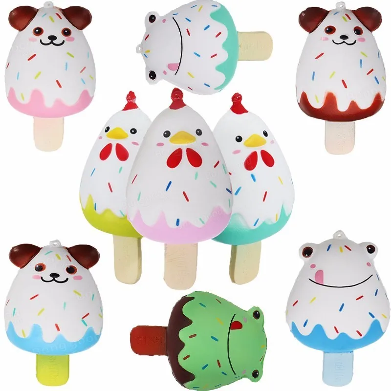 SWEES Kawaii Squishy Jumbo Bear Frog Chick Ice Cream Sickle Slow Rising 