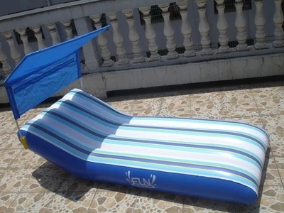 Плавающий ряд надувная кровать плавающая вода пляжный шезлонг надувная кровать с тентом плавательный кольцо надувные матрасы