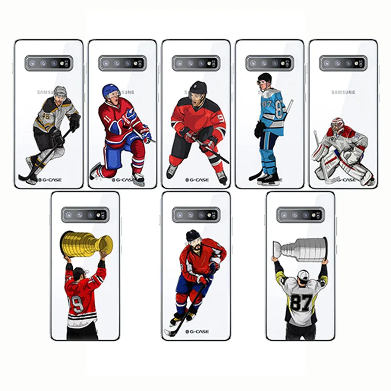 

Sport Ice Hockey Sidney Crosby Cartoon Soft Silicon Phone Cases Cover Capinha Coque for Samsung A6 2018 S10 PLUS 2018 S10 E