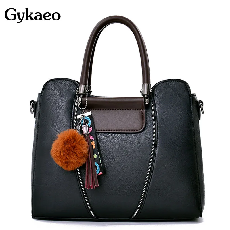 

Gykaeo 2019 Luxury Handbags Women Bags Designer Street Fashion Leather Tote Bag Ladies Simple Messenger Shoulder Bags Sac A Main