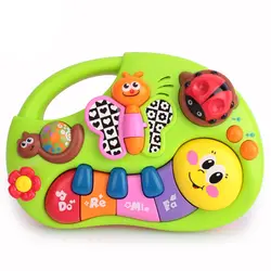 0-12 месяцев ребенка раннего обучения и Обучение машины игрушки с подсветкой, музыка песни, рассказы, малышей Игрушка музыкальный инструмент