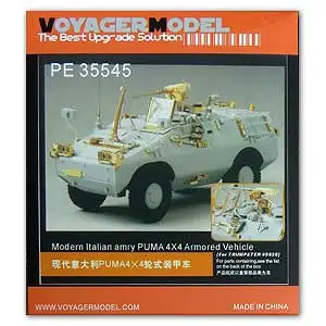 

KNL HOBBY Voyager Model PE35545 Italian Puma 4X4 wheeled armored vehicle upgrade metal etching parts