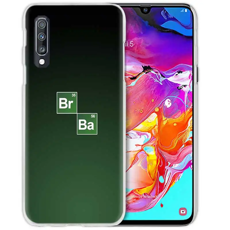 Чехол с принтом «во все тяжкие» чехол для samsung Galaxy A50 A70 A20e A40 A30 A20 A10 A8 A6 плюс A9 A7 жестркий прозрачный пк чехлы для телефона с бумажником и крышка