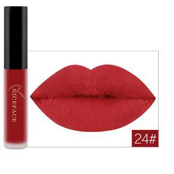 24 BearPaw beauty, женская помада, стойкая, водостойкая, матовая, жидкая губная помада с увлажняющим действием, бархатный блеск для губ, блеск для губ, тинт для губ - Цвет: 24
