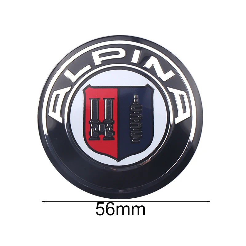 Alpina Logo Wheel Center Hub Cap Badge Emblem Sticker Decal Car Auto 56mm