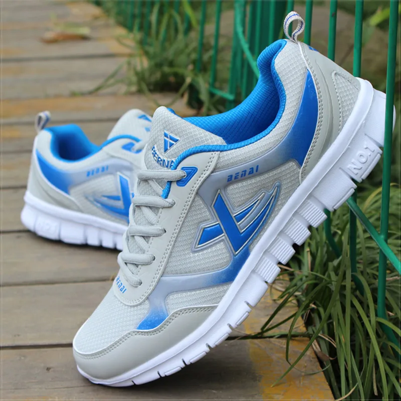 Meilleur Hommes Chaussures 2018 Nouvelles Chaussures de Sport Respirant Maille Krasovki Chaussures Adulte D été Mâle Occasionnel Chaussures Lumière Chaussure Homme Paniers Formateurs
