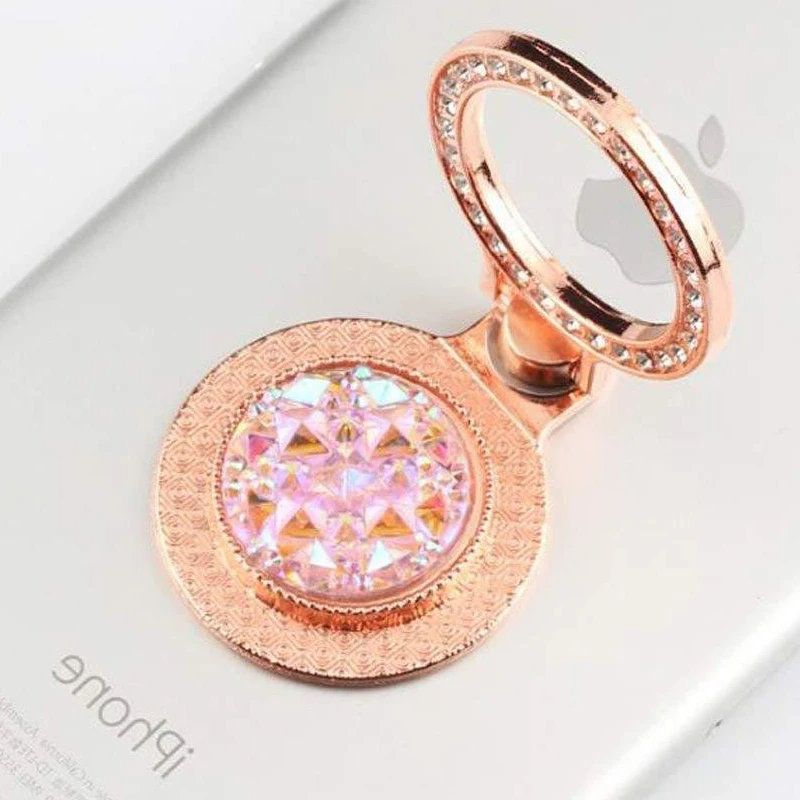 Finger Ring Phone Holder Bling Diamond SmartPhone Stander For iPhone Samsung Universal Stents mobile phone Mount (3)