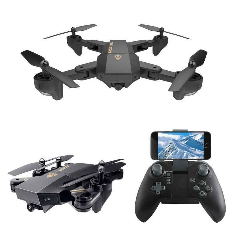 XS809hw Дрон RC вертолет складной с Wifi мини камера Hd 0.3MP/2MP селфи камерой игрушка |