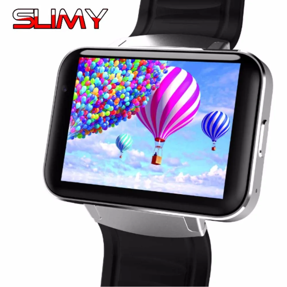 Slimy DM98 Смарт-часы Android OS MTK6572 1,2 ГГц 2,2 дюймов Экран 900 мА/ч, Батарея 512 MB Ram 4 GB Rom 3g WCDMA gps WI-FI Смарт-часы