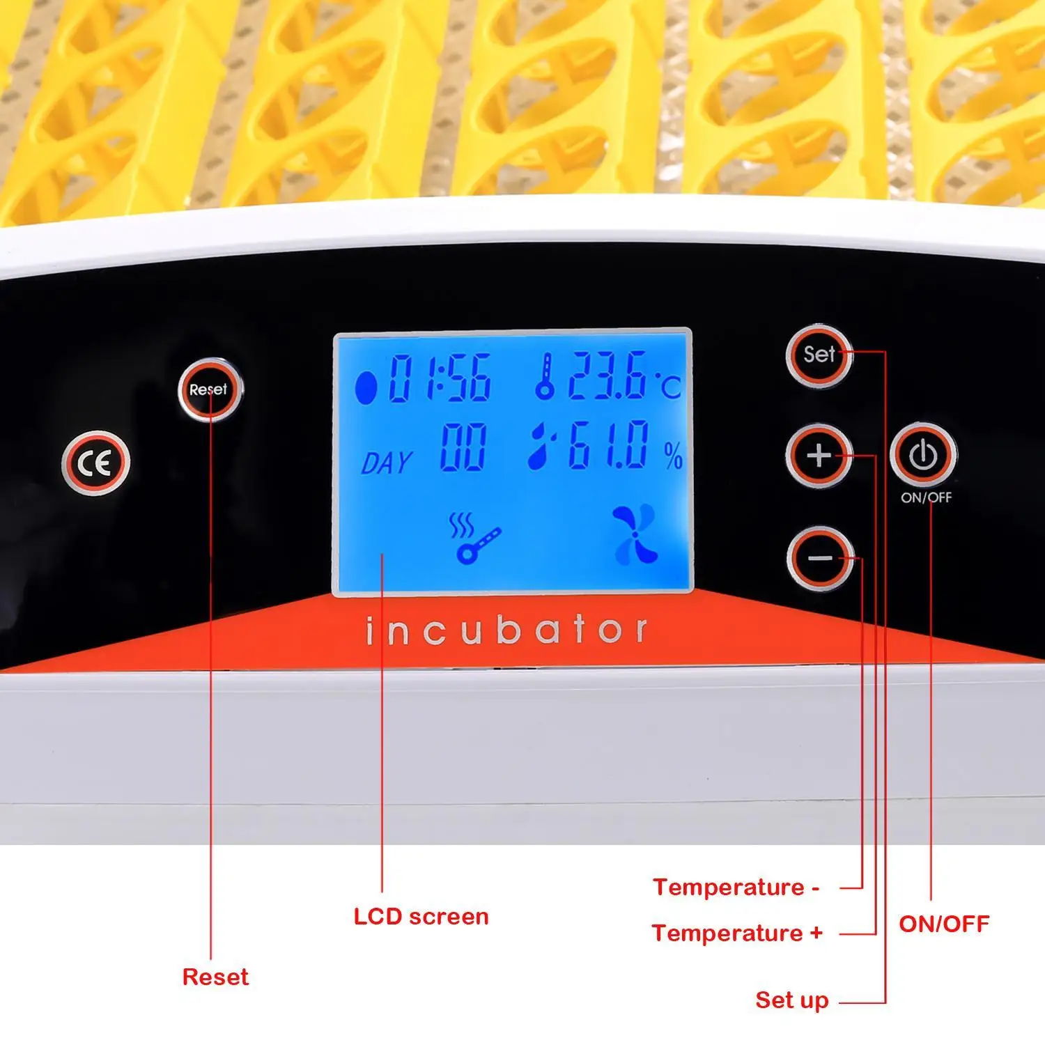 Интеллектуальный инкубатор для яиц цифровой инкубатор 56 яиц инкубатор