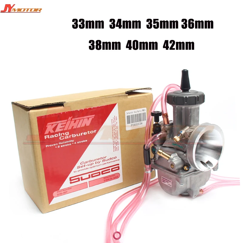 33 34 35 36 38 40 42mm PWK Park Carburador Universal 2 T 4 T de la motocicleta del motor de Scooter UTV ATV