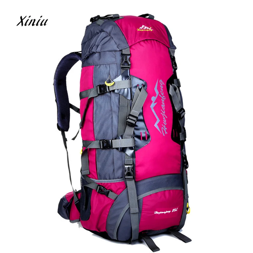 

80L High Quality Waterproof Travel Bag Men Women Backpack Big Luggage Rucksack Bag New Fashion Casual Backpacks bolsa
