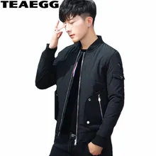 TEAEGG Black Casual Loose Men’s Winter Jacket Blouson Hiver Homme Cotton Winter Jackets Mens Parka Warm Male Clothing AL341
