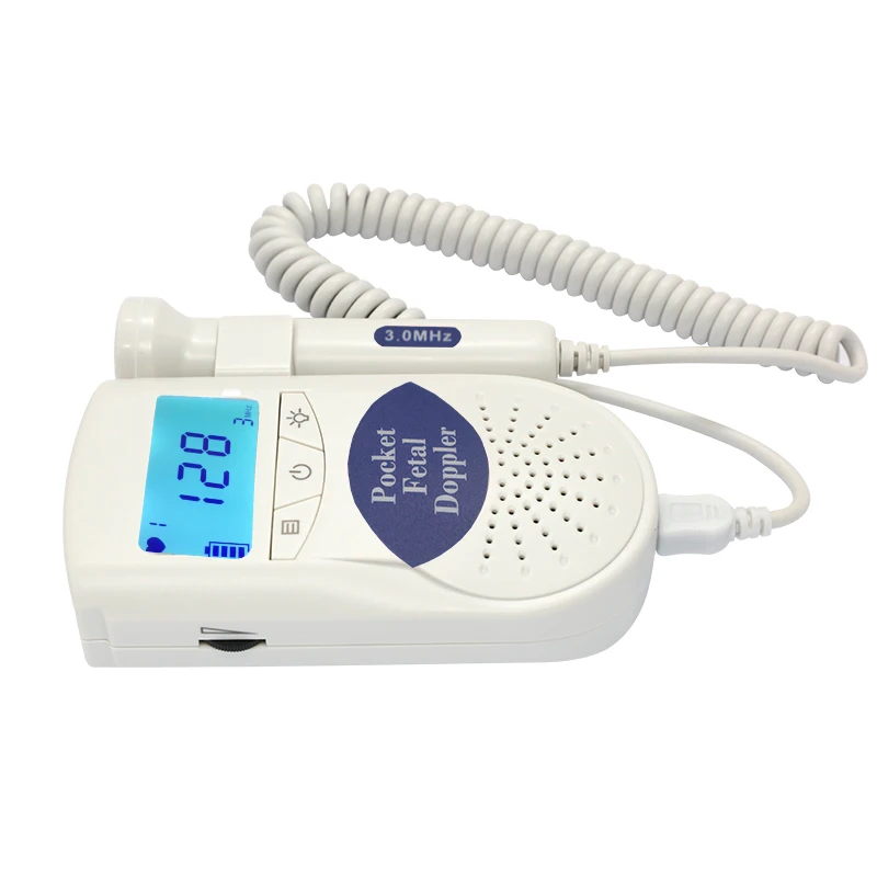 Jumper Large Back Light LCD display CE &FDA Angelsounds Fetal Doppler portable ultrasound fetal heart monitor with 3MHZ probe (9)