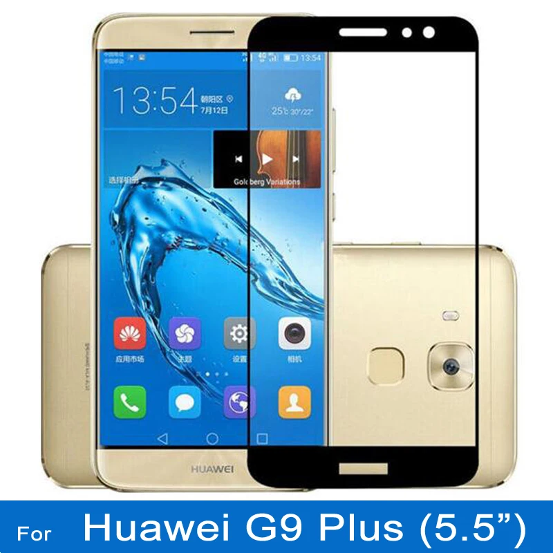 9H 2.5D цветное закаленное стекло для Huawei G9 Plus 5 mla tl00 ul00 Защитная пленка экрана