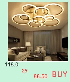 surface mounted modern led ceiling lights for living room bedroom decor lighting AC85~265V Acrylic lampshade ceiling lamp