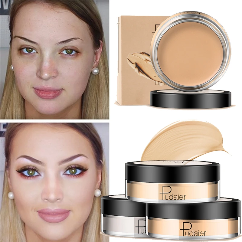 

Face Concealer Cream Moisturizer Full Coverage Foundation Matte Base Color Corrector Mineral Makeup