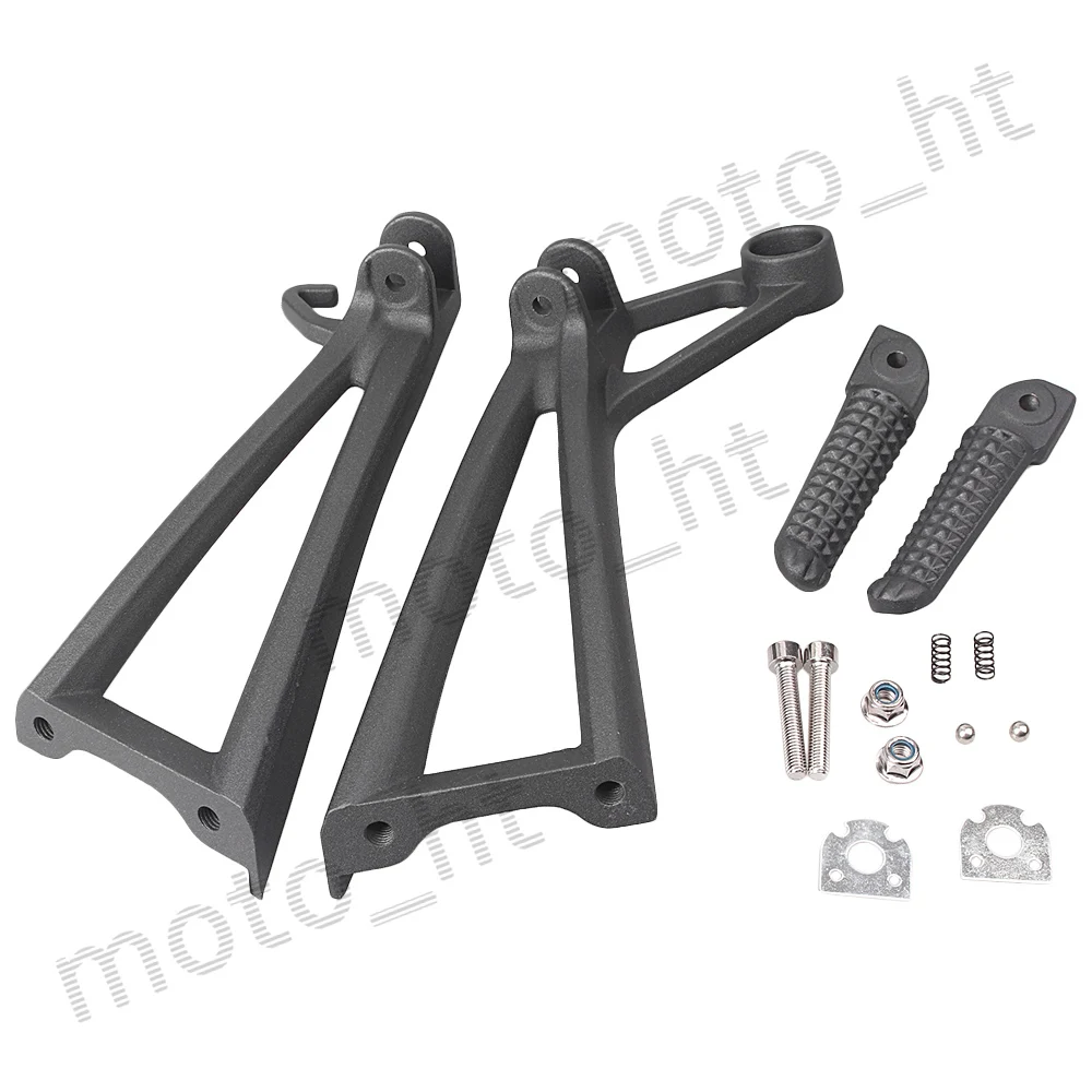 Aluminum Alloy Passenger Rear Foot Pegs Footrest Brackets for Yamaha