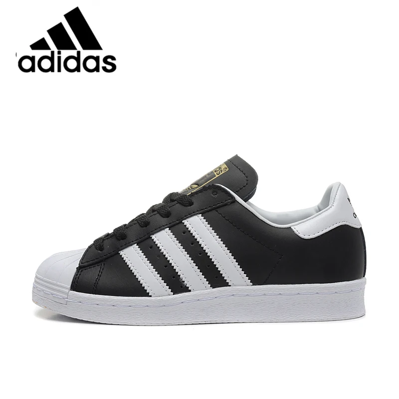 

ADIDAS Clover Superstar men and women skateboard shoes black outdoor fashion sports shoes wear lightweight breathable G61069