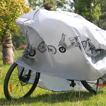 Большой размер водонипроницаемый клад Защитное снаряжение Водонепроницаемый велосипед Защита от дождя на открытом воздухе для 1 велосипеда нейлон Аксессуары для велосипеда 4a