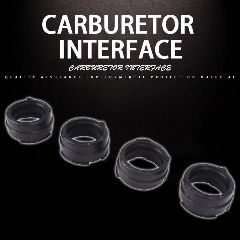 

4 PCS Carburetor Install Adapter Interface Carburetter Manifold Intake Pipe Connector GlueFor HONDA RVF400 VFR400 NC30 NC35