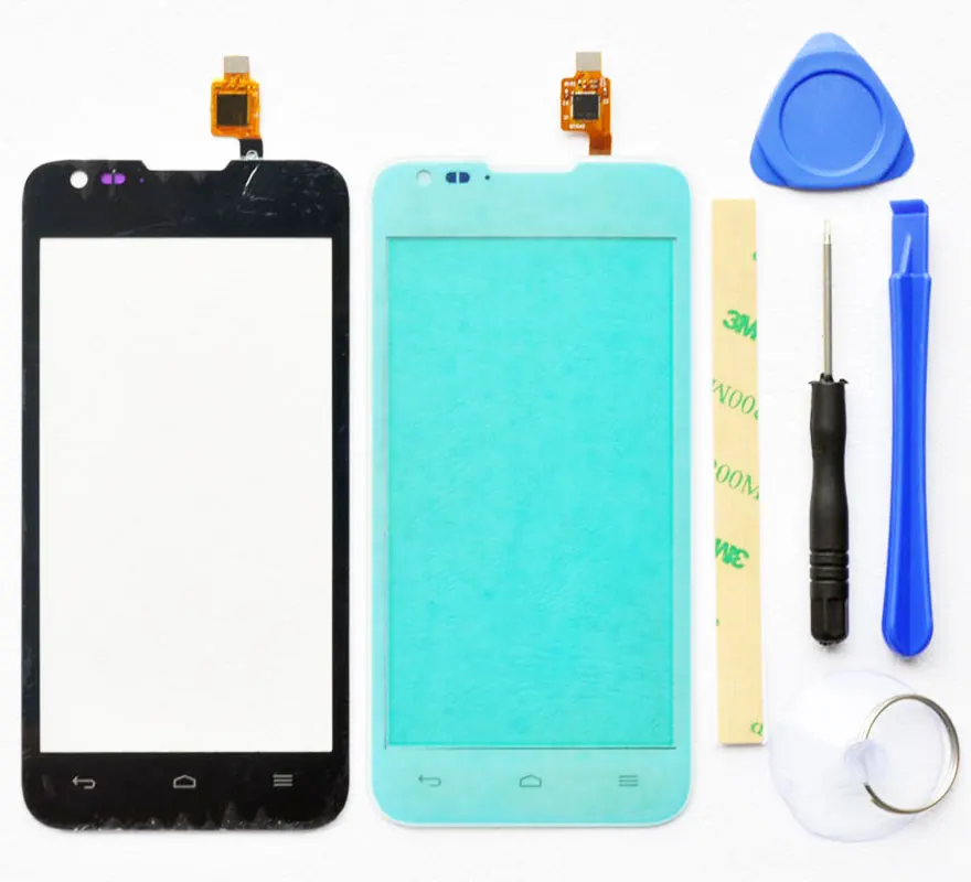 

BINYEAE 4.5''Touch Screen For Huawei Y550 Digitizer Touch Panel Glass Lens Sensor Free Tools+Adhesive