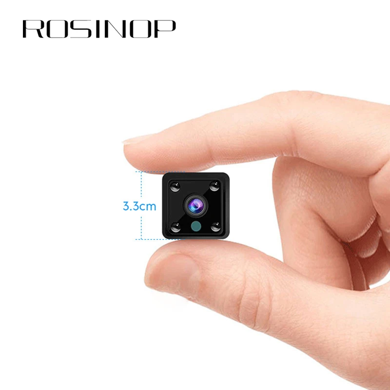 

Rosinop Invisible camara IP Camera wifi mini kamera CCTV 1080P Infrared Surveillance camaras onvif Home Security Wireless Cam
