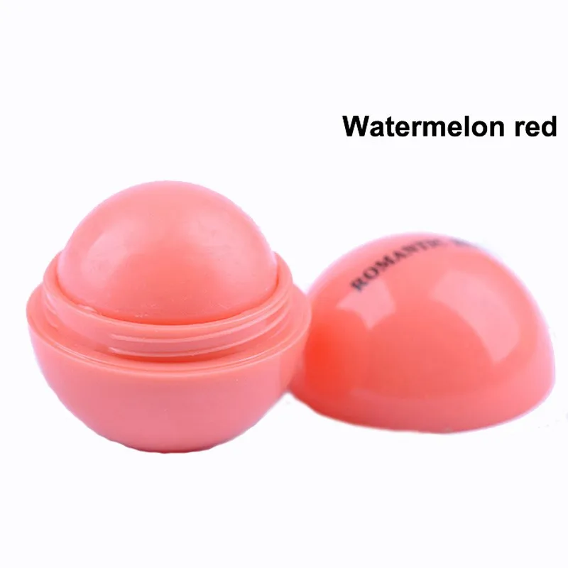 6Pcs/Lot 6 Macaron Color 3D Ball Lipstick Organic Ingredient Lip Balm Sweet Taste Natural Plant Embellish Lip Beauty Makeup Care