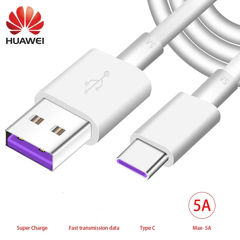 

Original Huawei 5A USB 3.1 Type-C Supercharge Fast Charging Date Cable 1m 1.5m 2m For P30 Pro Lite Mate 20 X Pro RS P20 Pro