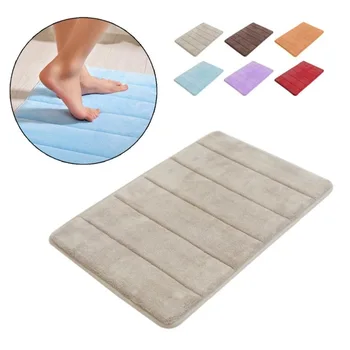 

Soft Coral Memory Cotton Non-Slip Back Rug Anti-slip Bathroom Carpet Safety Bath Mat comfy touch 40*60cm