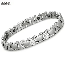 Магнитный браслет женский безопасный магнитный браслет для женщин Любовь сила Германий браслеты с магнитами браслеты для женщин ювелирные изделия