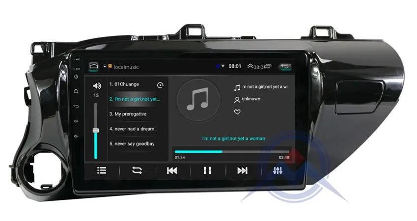 Clearance ZOHANAVI 10.1 inch Android Car radio for TOYOTA Hilux 2017 2018 Car DVD GPS Navigation Video Radio Multimedia Stereo player 18