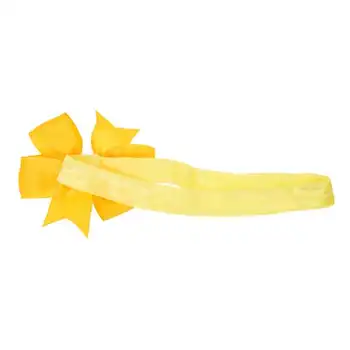 

ABWE Best Sale 1 Piece Baby Girls Hair Bow Tie Ribbon Decor Hairband Headband (Yellow)