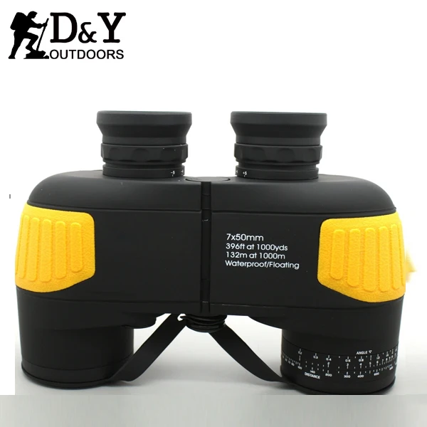 Hot 7X50 font b rangefinder b font military binocular Professional marine floating binoculars telescope DYB012