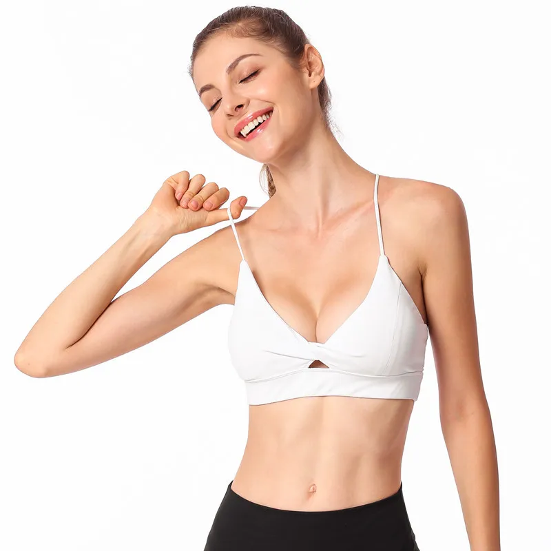 Women Yoga Bra Bandeau Crossing Back Tank Top Padded Sport Bra Running Jogging Fitness Gym Workout Athletic Bra Underwear Women Yoga Bra Bandeau Crossing Back Tank Top Padded Sport Bra Running Jogging Fitness Gym Workout Athletic Bra Underwear