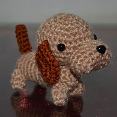 miniature dachshund stuffed animal
