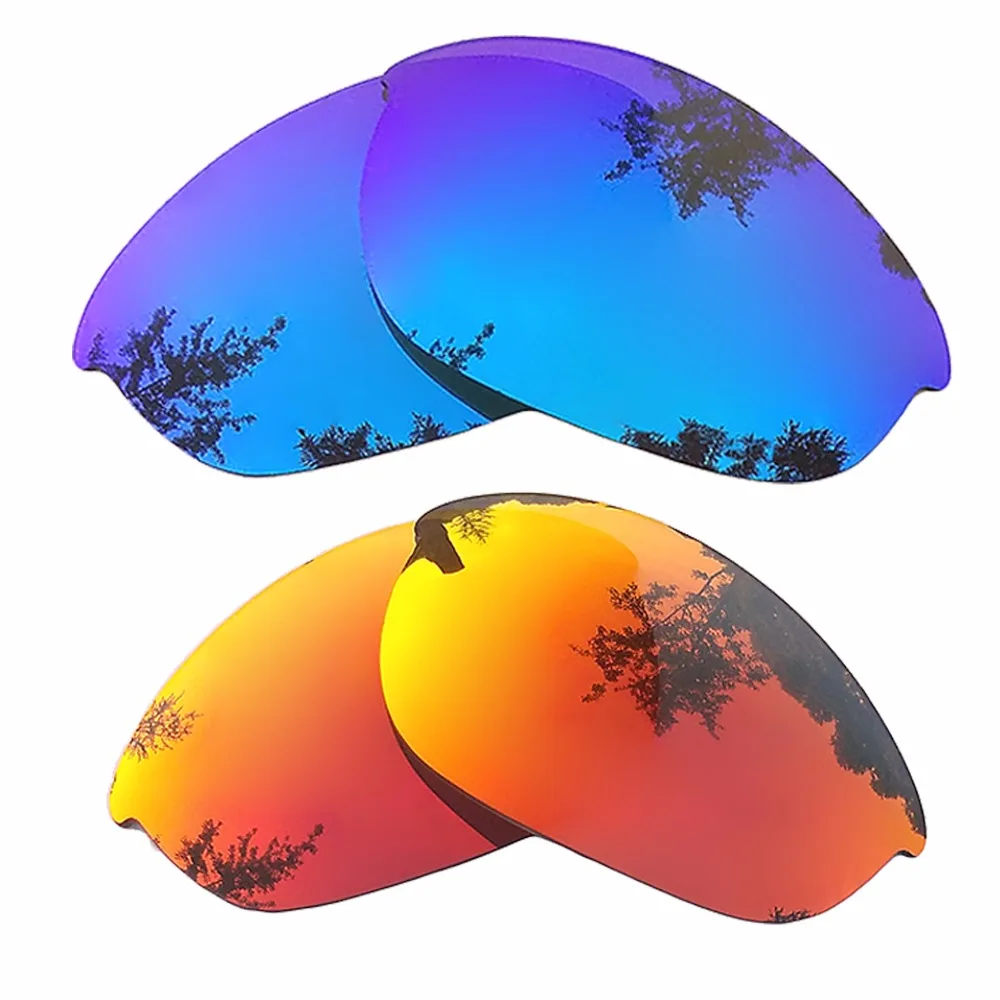 

Оранжево-красные зеркальные и голубые зеркальные поляризованные Сменные линзы для полуоправы 100% UVA & UVB