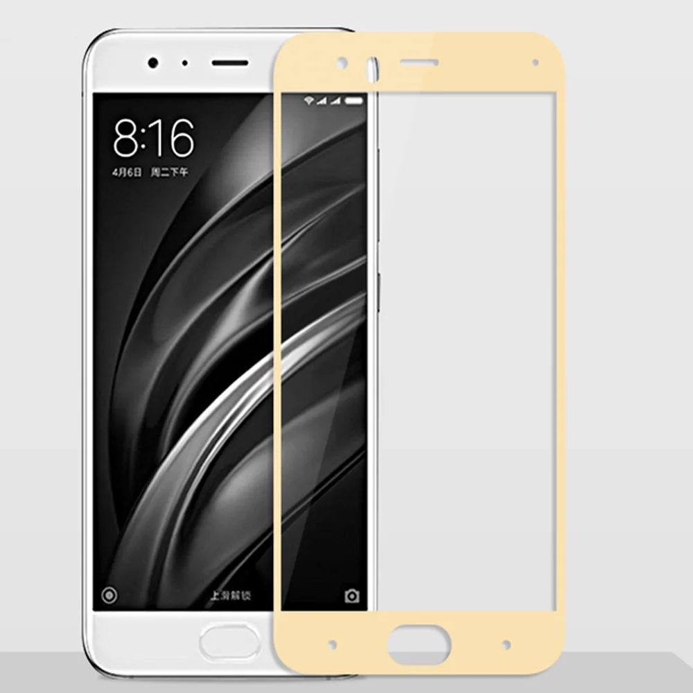 For-Xiaomi-Mi6-Glass-Touhoest-9H-Clear-Full-Coverage-Screen-Protector-Tempered-Glass-Film-For-Original