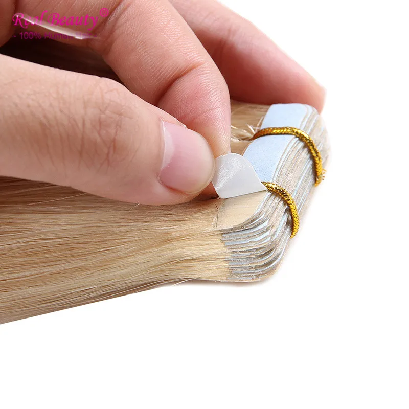 

Ali Beauty Skin Weft Human Hair Extensions Tape In Human Hair Extensions 20pcs/lot Natural Remy Chinese Virgin Hair Extensions