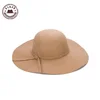 Chapeau Hot Sale Casual Fedora Cap Wide Brimmed Dome Hats High Quality Wool Floppy Womens Black Cloche Hat ► Photo 3/6