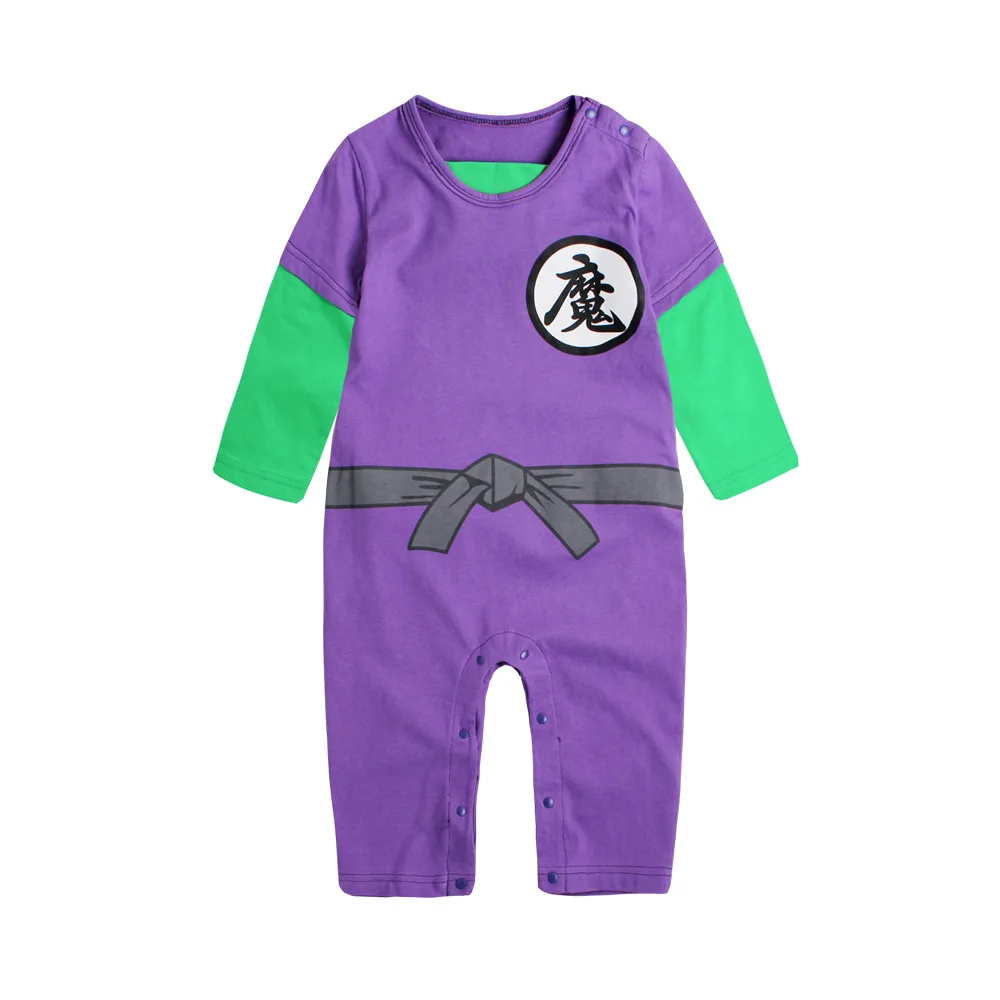 High Quality Baby Clothing Baby Cartoon Rompers Dragon Ball Style Long Sleeve Bebe Jumpsuits Baby Boy Girl Climb Clothes 6-18M