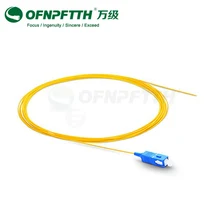 50 шт. SC Pigtail одномодовый симплекс 0,9 мм куртка ПВХ 1 м