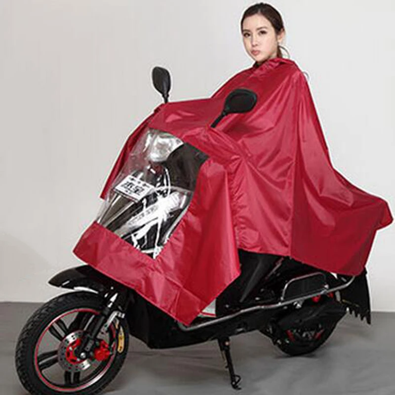 raincoat on bike